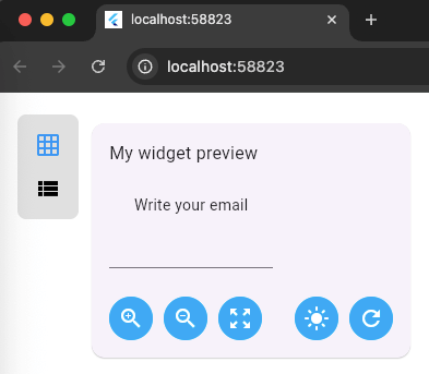 Flutter Preview example
