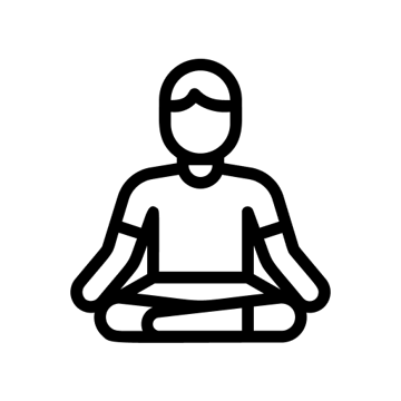 Guy meditating